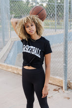 Load image into Gallery viewer, BLACK BASKETBALL. TEE
