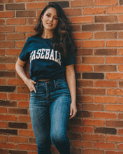 Load image into Gallery viewer, NAVY BASEBALL. TEE